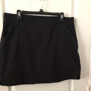 Black Skort with pockets size L